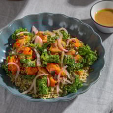 סלט פריקי, דלעת וקייל