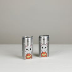 פחית Djuce שפריצר לבן מבעבע