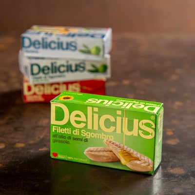 דג מקרל בשמן חמניות DELICIUS