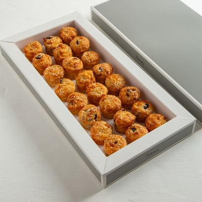 מגש מאפין גאודה וזיתים