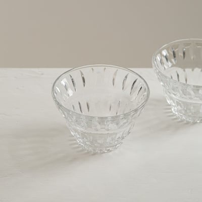 זוג קערות זכוכית