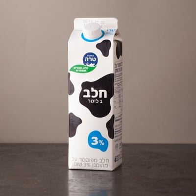 חלב 3% בקרטון טרה