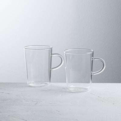 כוס תה זכוכית עם ידית