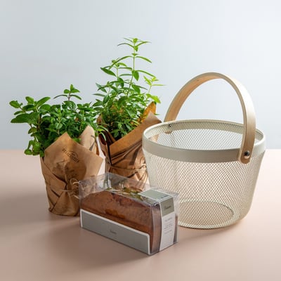 מארז ט"ו בשבט בסל לבן