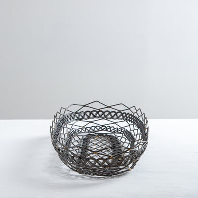 סל רשת שחור אובלי