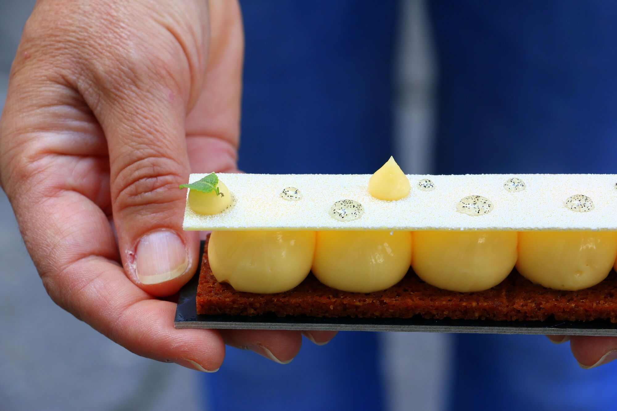 טארט הלימון של סיריל ליניאק. צילום: שרון היינריך