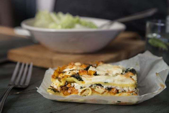 לזניה צמחונית של הדליקטסן