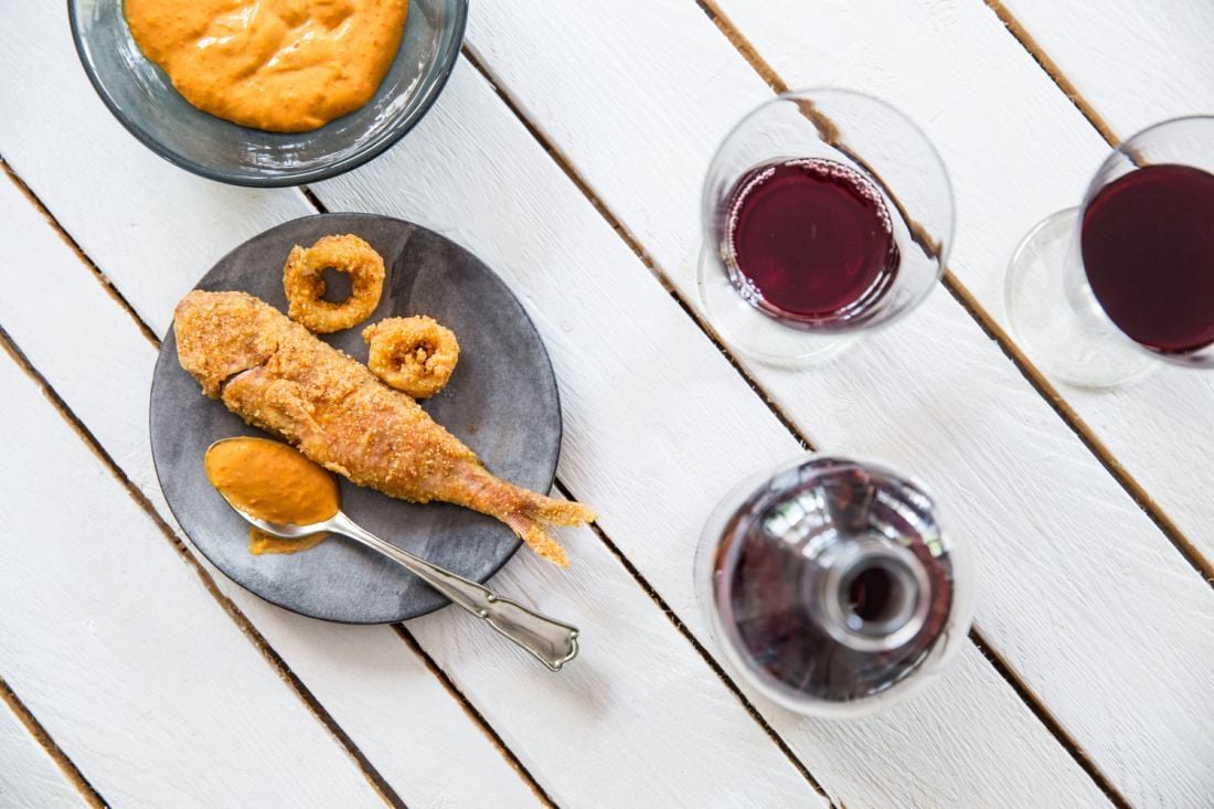 פריטו מיסטו, דגים ופירות ים מטוגנים בציפוי פריך