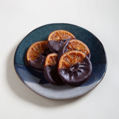 פרוסות תפוז מצופות שוקולד - Aline